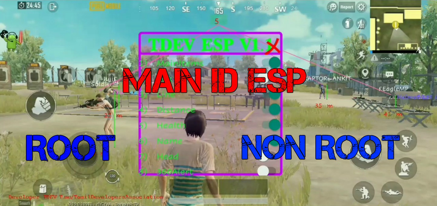 You are currently viewing PUBG Main ID TDEV ESP  Root Non Root 0.19.0 Season 14
