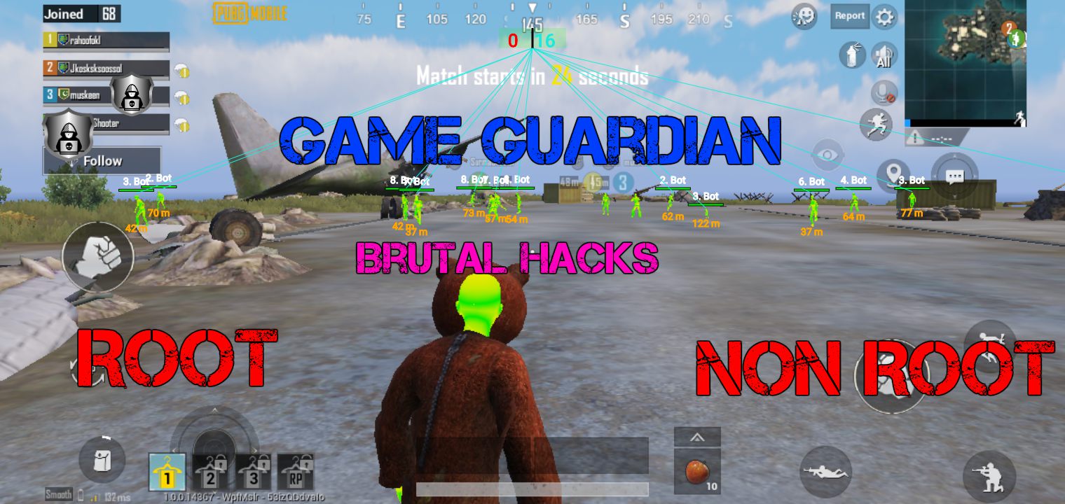 You are currently viewing How To Hack PUBG 1.1.0 Season 16 Using Game Guardian (Root_ Non Root) –