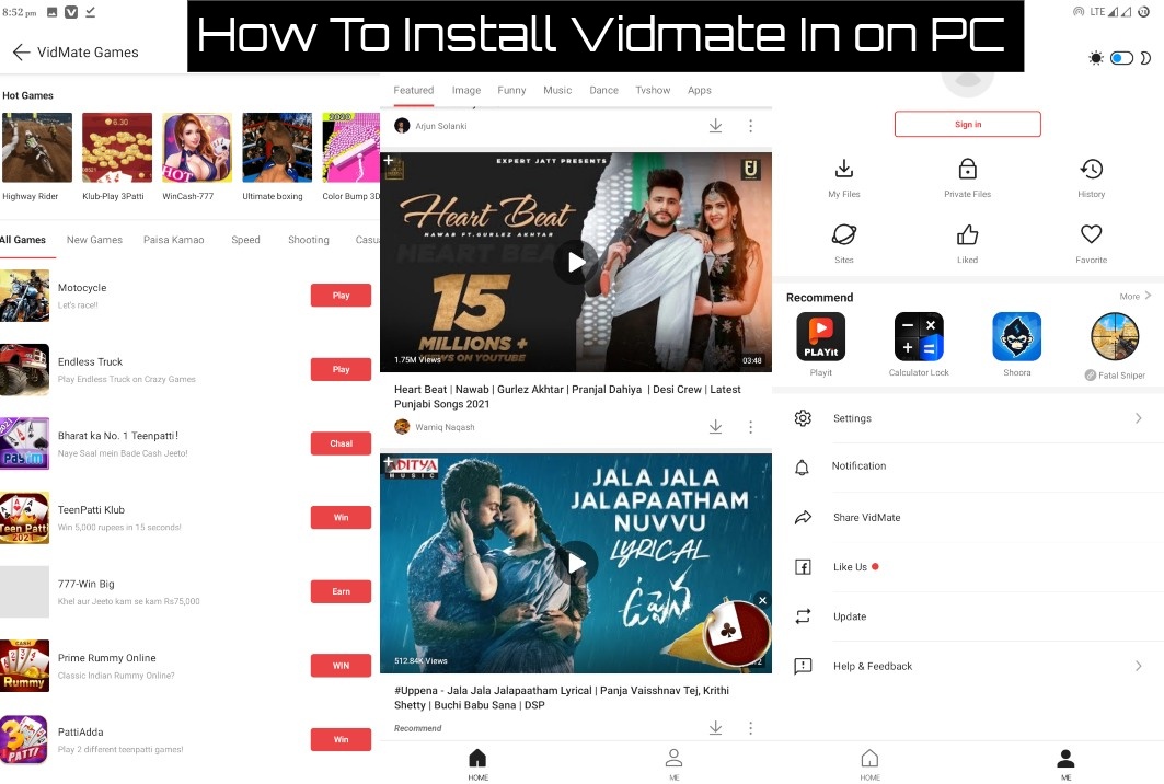 Read more about the article How To Install Vidmate In on PC|2021