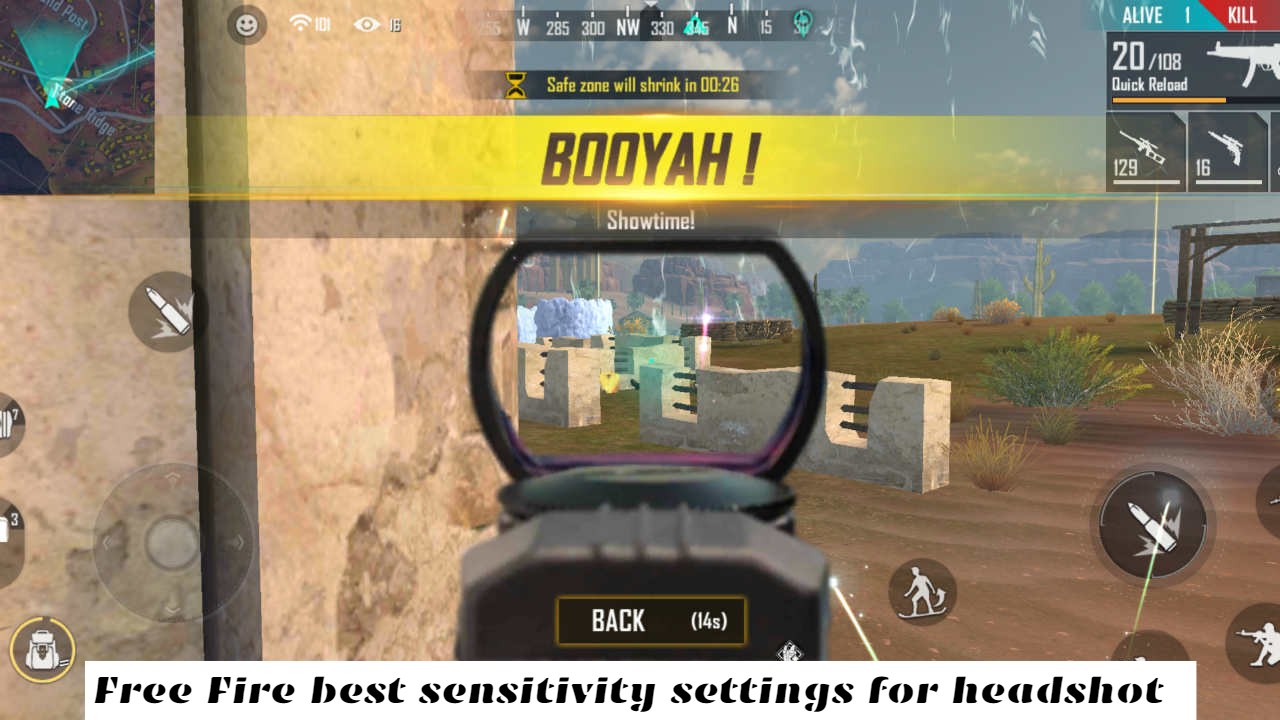 You are currently viewing Best Free Fire best sensitivity settings for headshot 2021