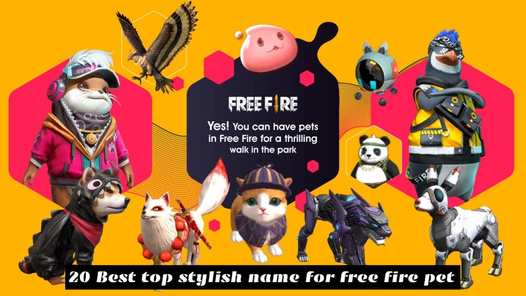 You are currently viewing 20 stylish name for free fire pet 2021