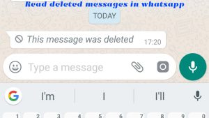 Read more about the article How to read deleted messages in whatsapp