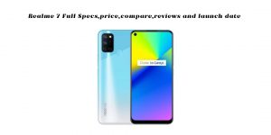 Read more about the article Realme 7 Full Specs,price, compare,reviews and launch date