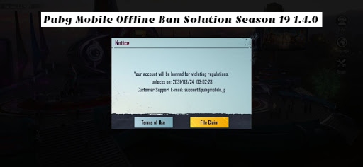 Read more about the article Pubg Mobile Offline Ban Solution Season 19 1.4.0