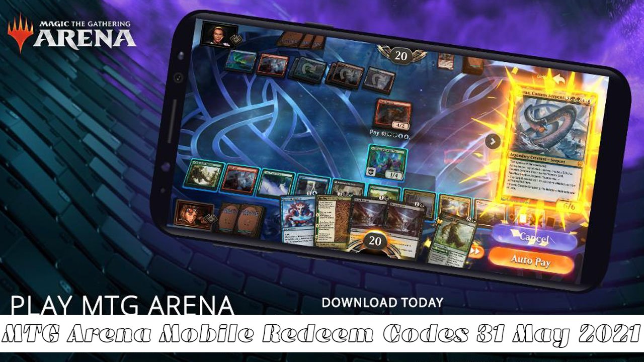 You are currently viewing MTG Arena Mobile Redeem Codes 4 June 2021