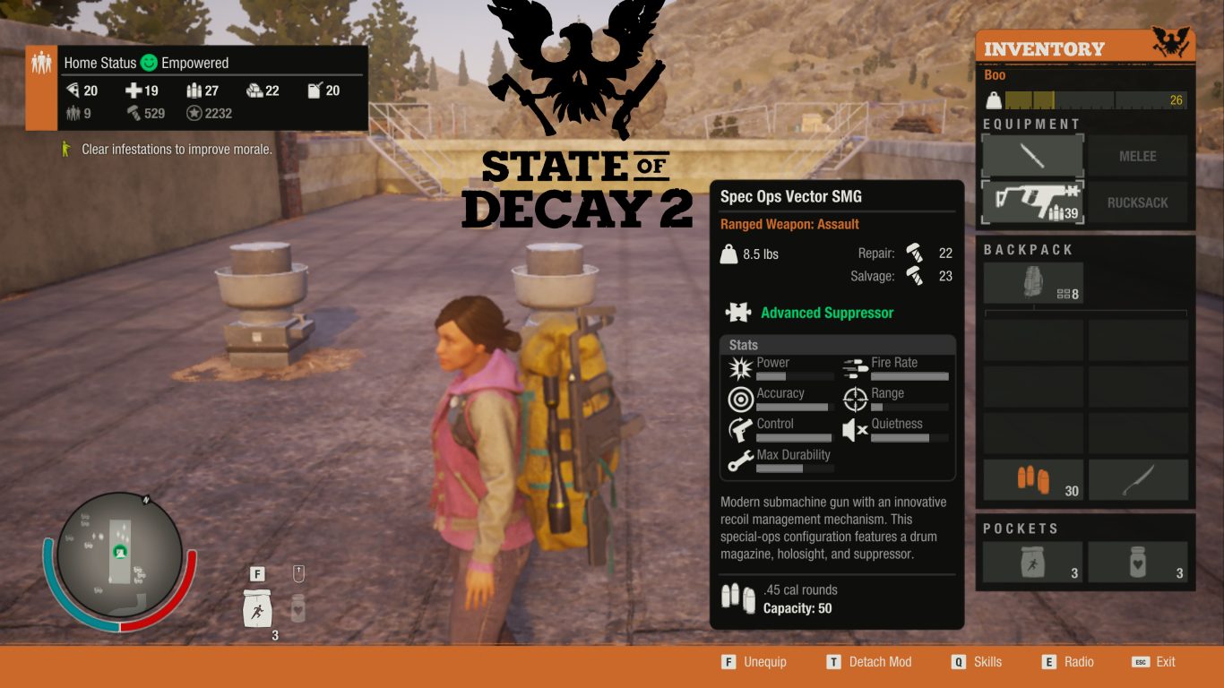 You are currently viewing Tips and Tricks for using sidearms in State of Decay 2