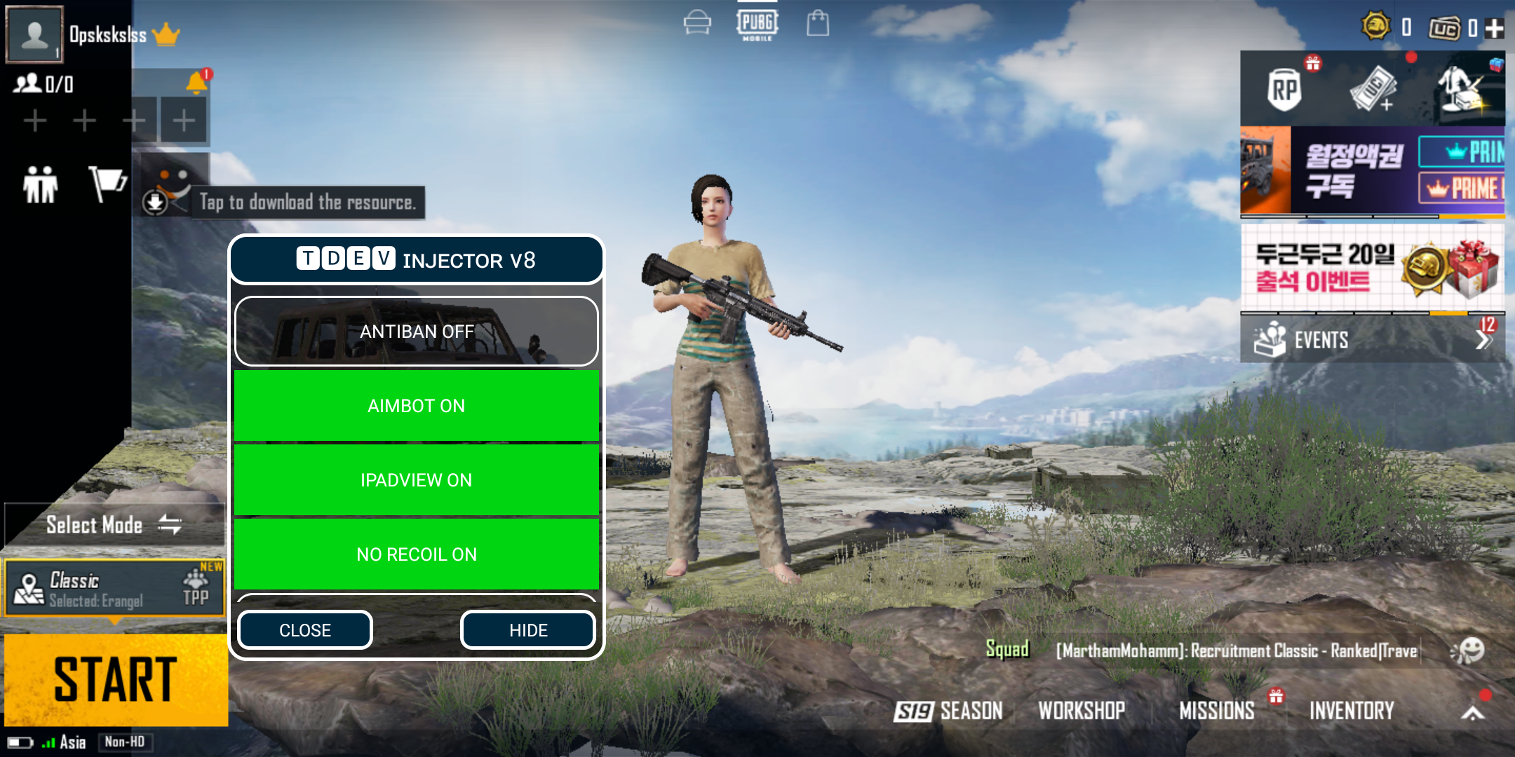Read more about the article PUBG Season 19 Injector v8 Hack 1.4.0 Free Download Root NonRoot
