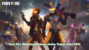 Read more about the article Free Fire Working Redeem Codes Today Singapore Server Region 6 June 2021