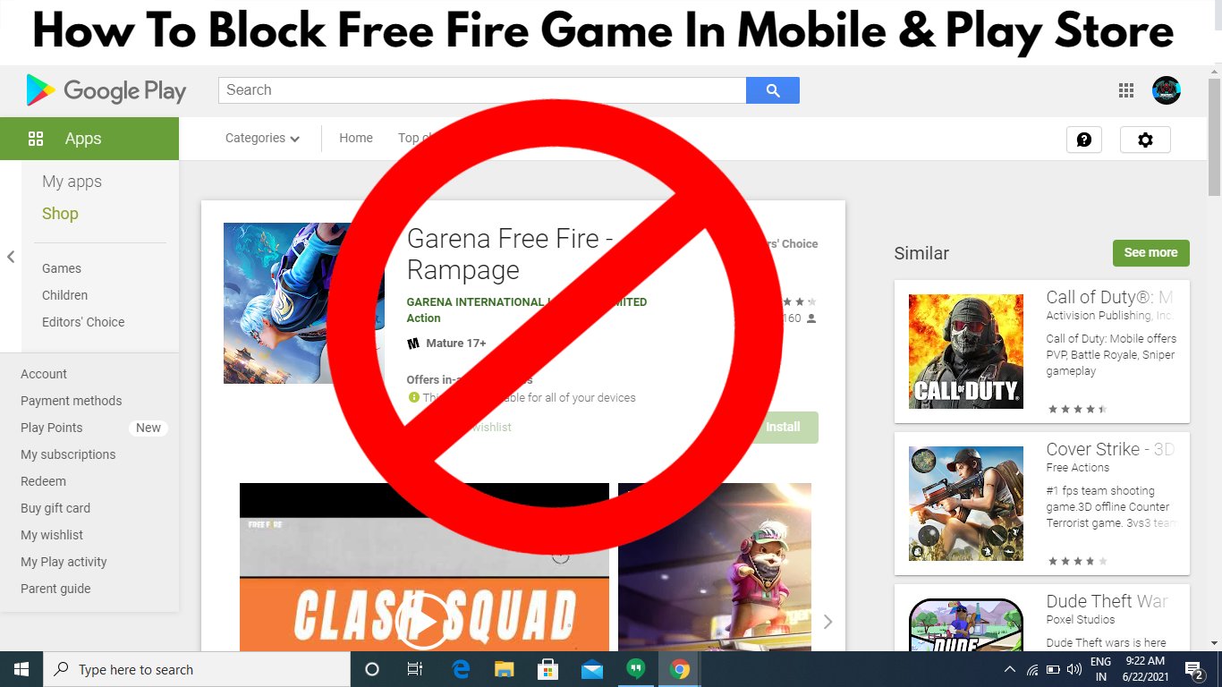 You are currently viewing How To Block Free Fire Game In Mobile & Play Store