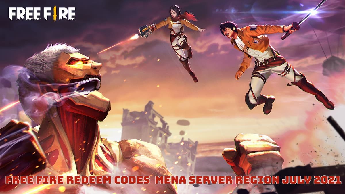 You are currently viewing Free Fire Working Redeem Codes Today MENA Server Region 25 July 2021