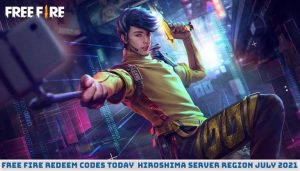 Read more about the article Free Fire Working Redeem Codes Today  Hiroshima Server Region 23 July 2021