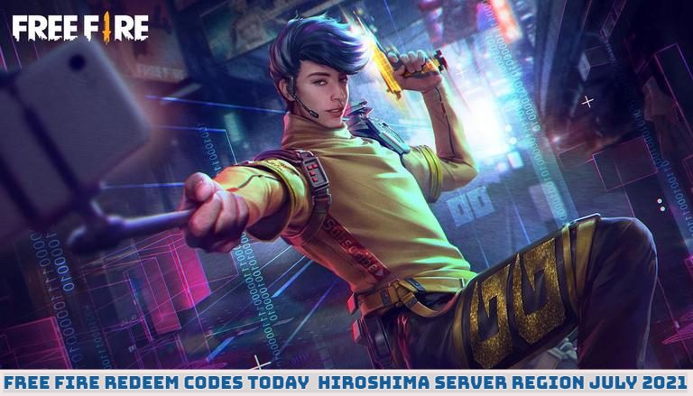 You are currently viewing Free Fire Working Redeem Codes Today  Hiroshima Server Region 17 July 2021