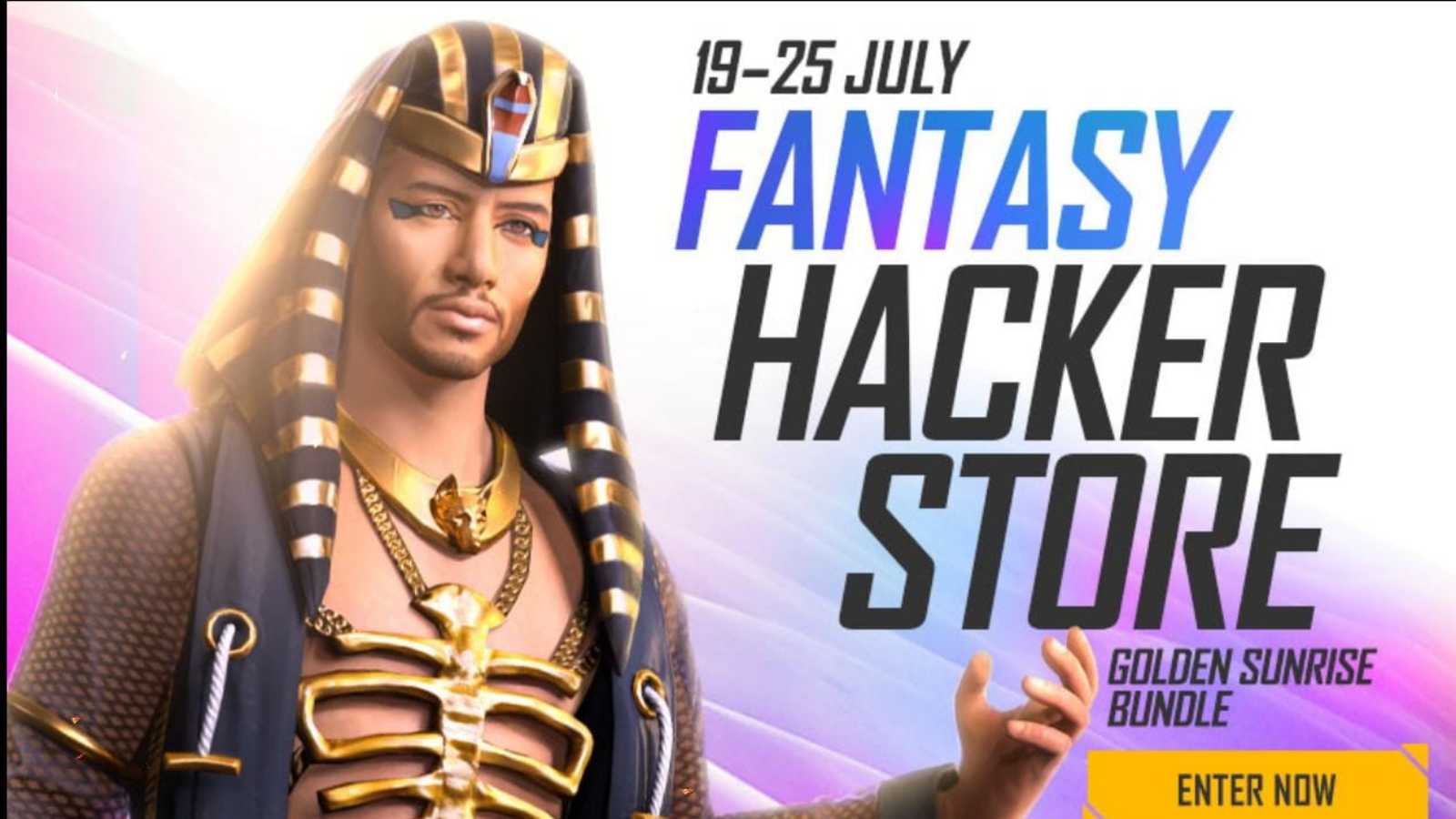 Read more about the article Free Fire Fantasy Hacker Store: How To Win The Golden Sunrise Bundle