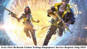 Read more about the article Free Fire Redeem Codes Today Singapore Server Region 28 July 2021