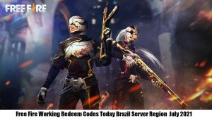 Read more about the article Free Fire Working Redeem Codes Today Brazil Server Region 31 July 2021