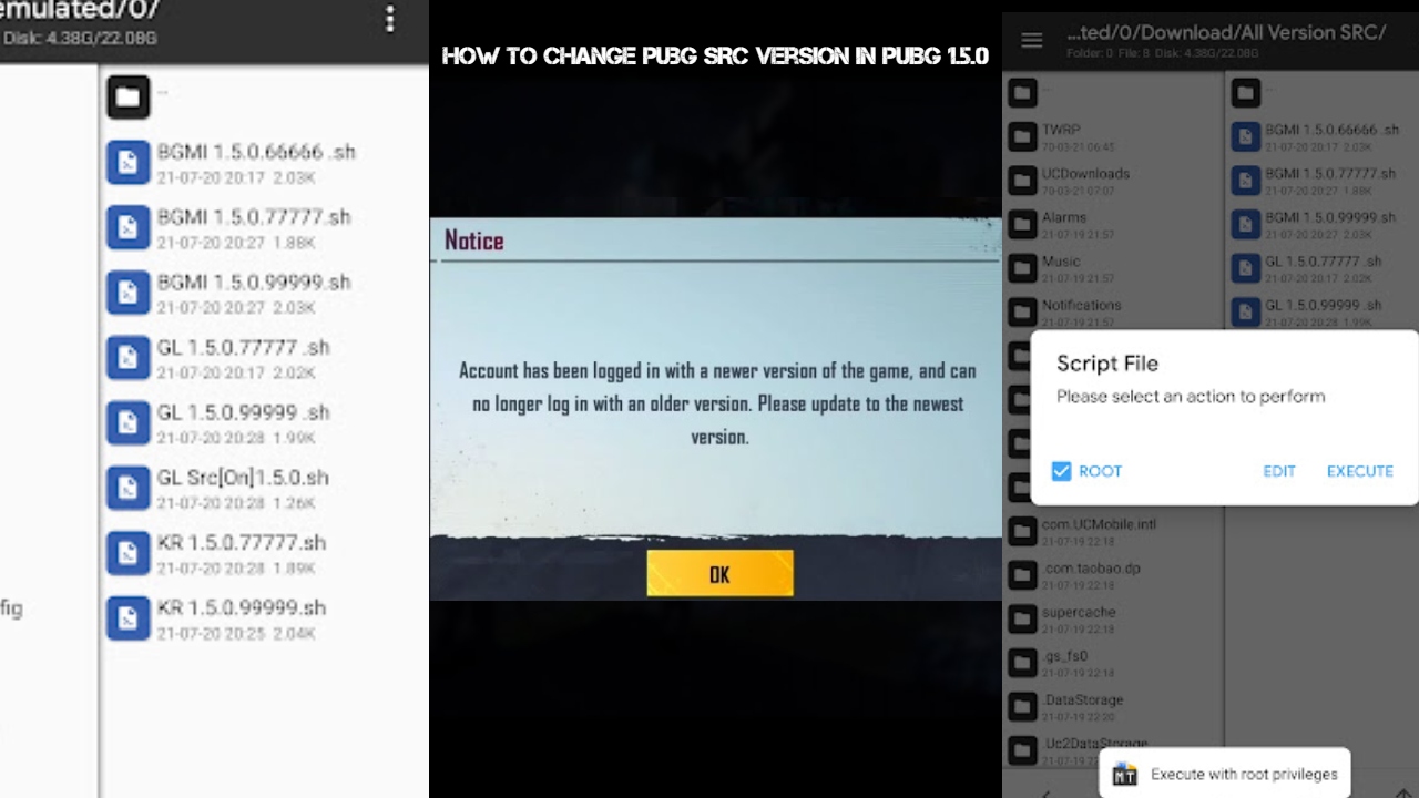 Read more about the article How To Change Pubg SRC Version In PUBG 1.5.0 Version C1S1