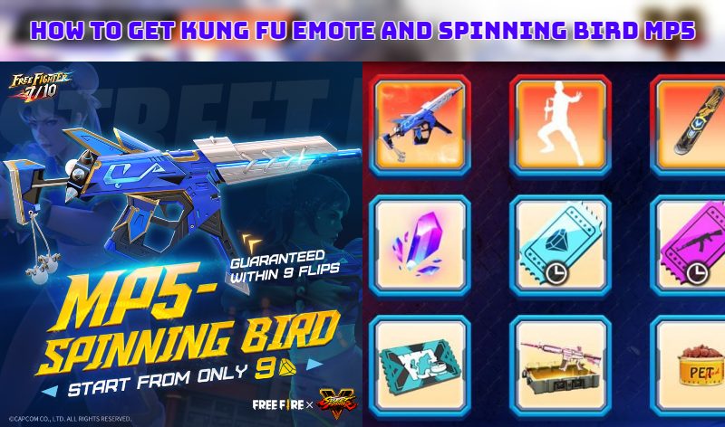 Read more about the article How To Get Kung Fu Emote And Spinning Bird MP5 in Free Fire