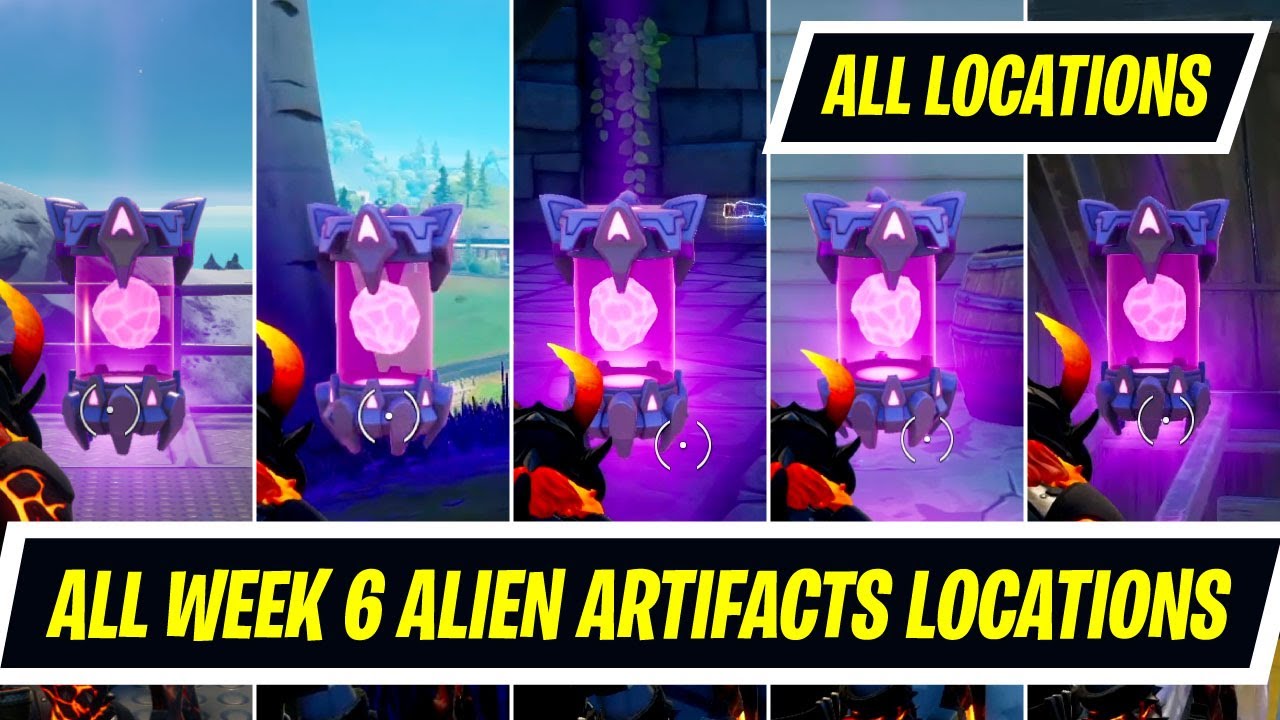 Read more about the article All Alien Artifact Locations Week 6 In Fortnite