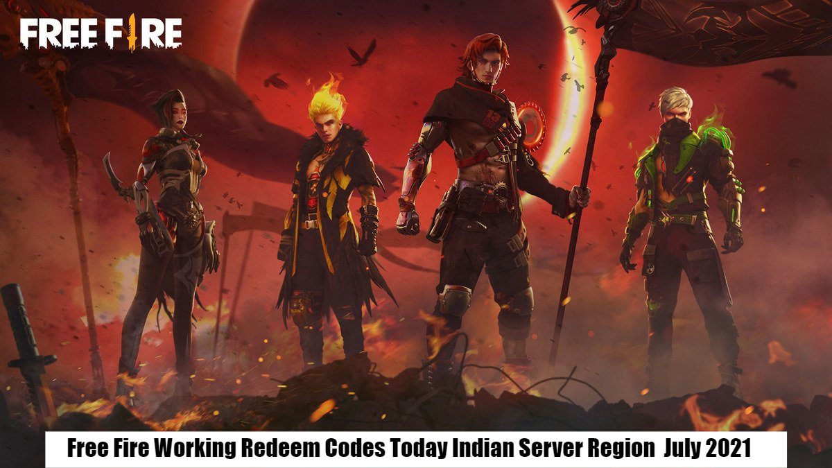 Read more about the article Free Fire Working Redeem Codes Today Indian Server Region 4 July 2021