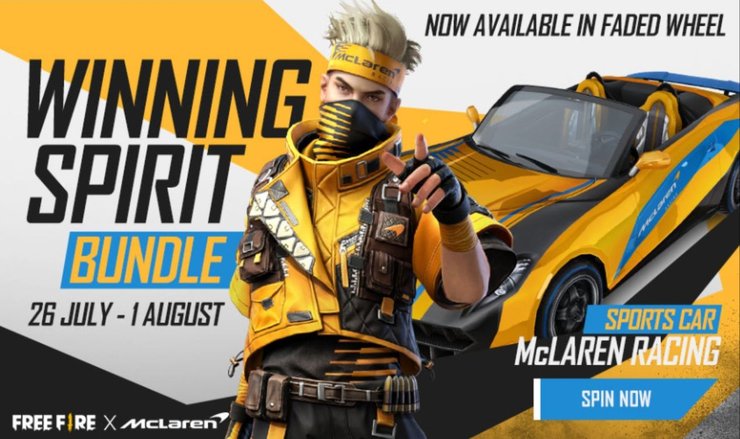 Read more about the article Free Fire Faded Wheel Bundle Event  Date Price Trick
