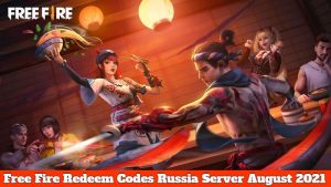 Read more about the article Free Fire Working Redeem Codes Today Russia Server Region 21 August 2021