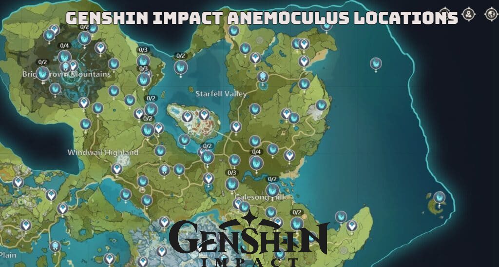 Read more about the article Genshin Impact Anemoculus Locations