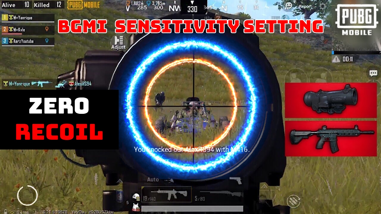 You are currently viewing BGMI Zero Recoil Sensitivity Setting 2021