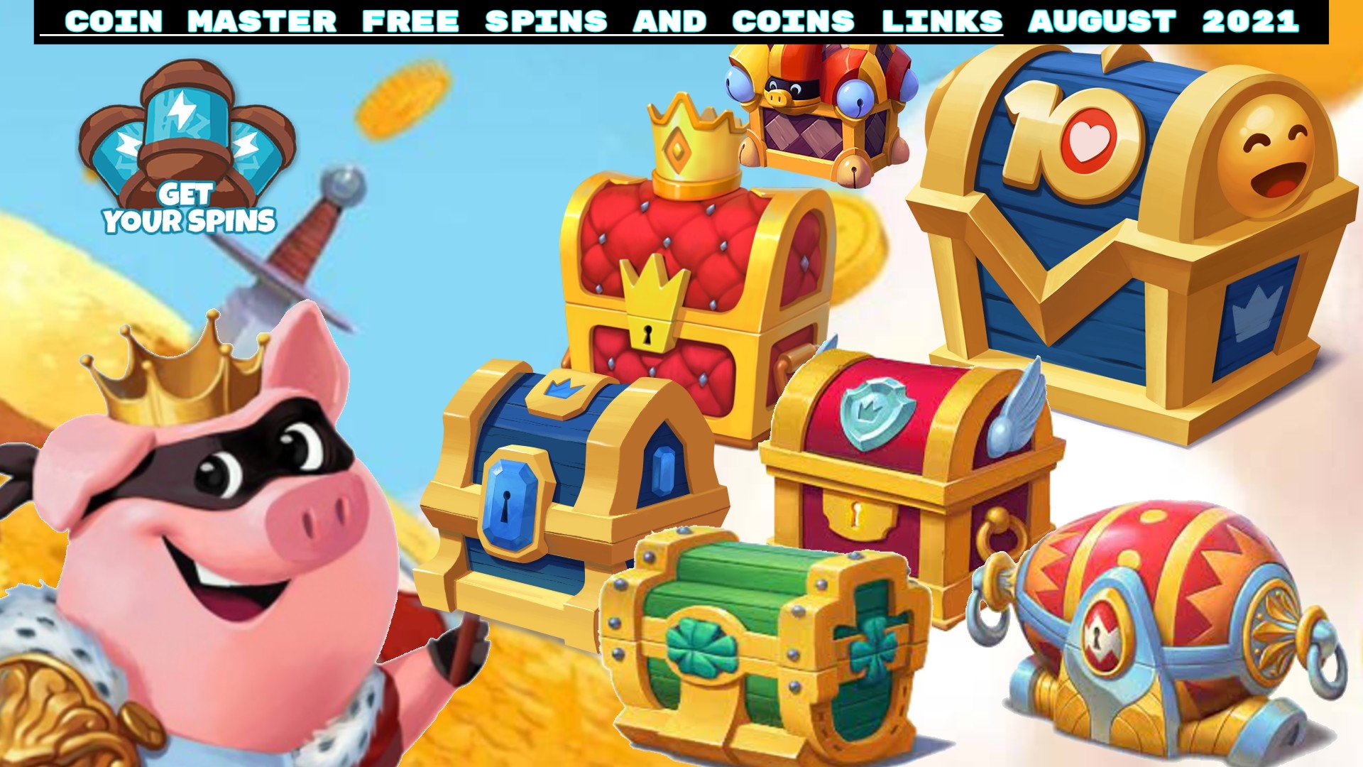 Read more about the article Coin Master free spins and coins links 6 August 2021
