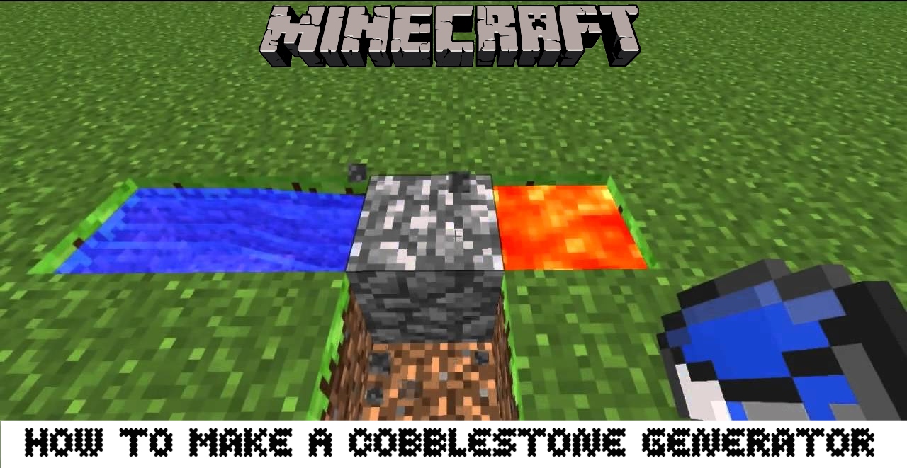 How To Make A Cobblestone Generator In Minecraft Skyblock