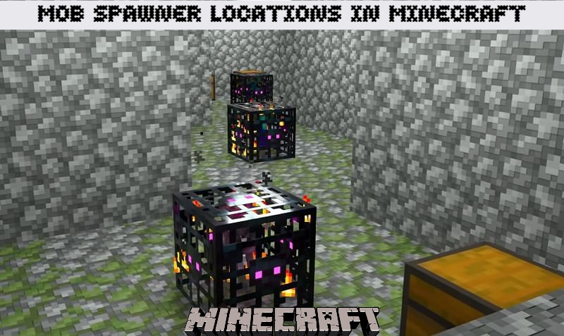 Mob Spawner Locations in Minecraft