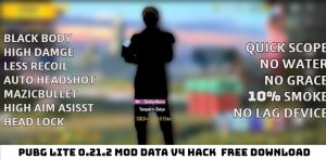 Read more about the article PUBG LITE 0.21.2 Mod Data v4 Hack  Free Download