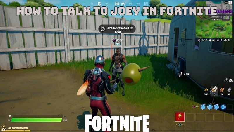 You are currently viewing How to talk to joey in Fortnite