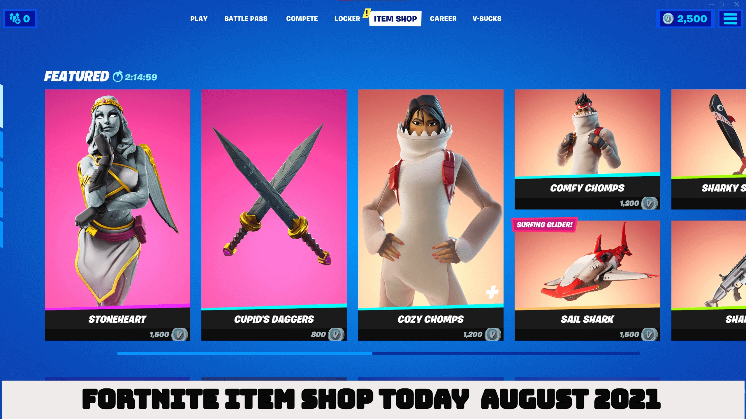 Read more about the article Fortnite Item Shop Today 31 August 2021