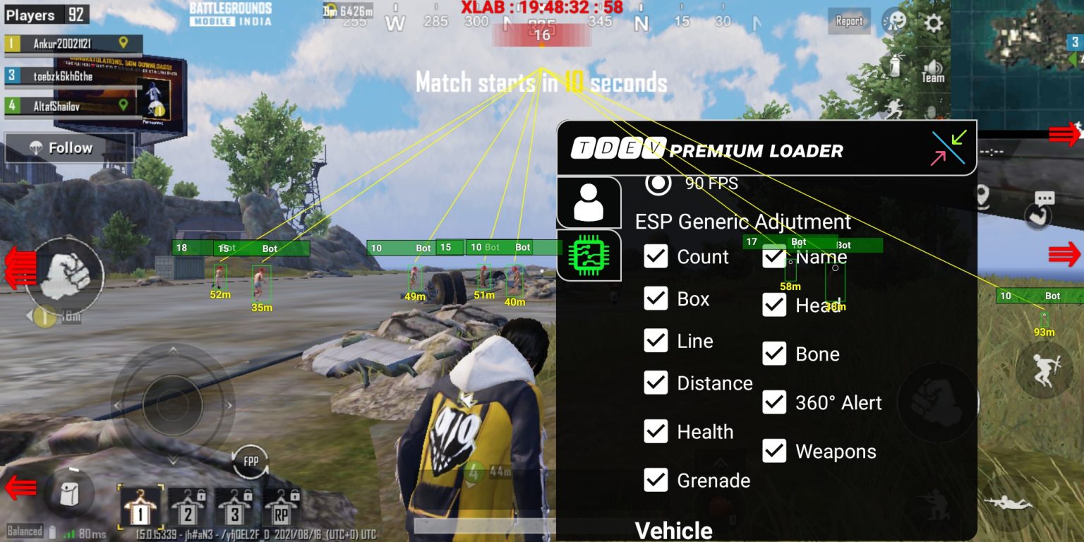 PUBG Mobile C1S1 Premium ESP Hack 1.5.0 Season 20