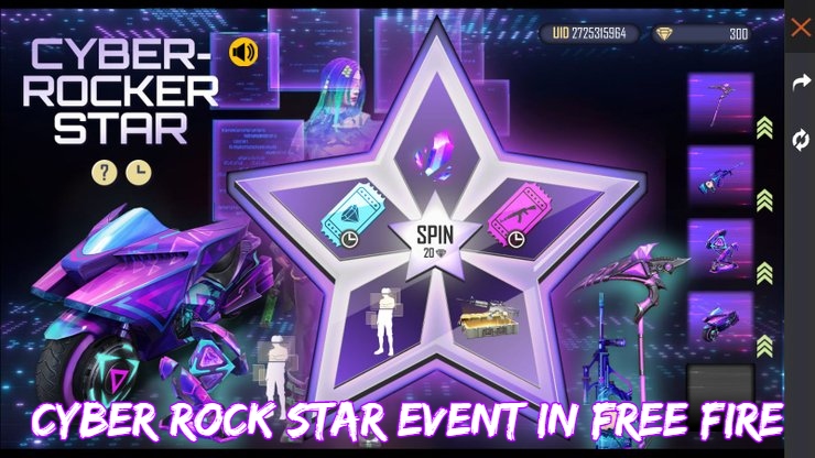 You are currently viewing Cyber Rock Star Event in Free Fire | Free Fire New Event(FF New Event)