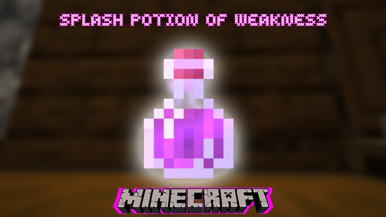 You are currently viewing How to make a Splash Potion of Weakness in Minecraft 1.19