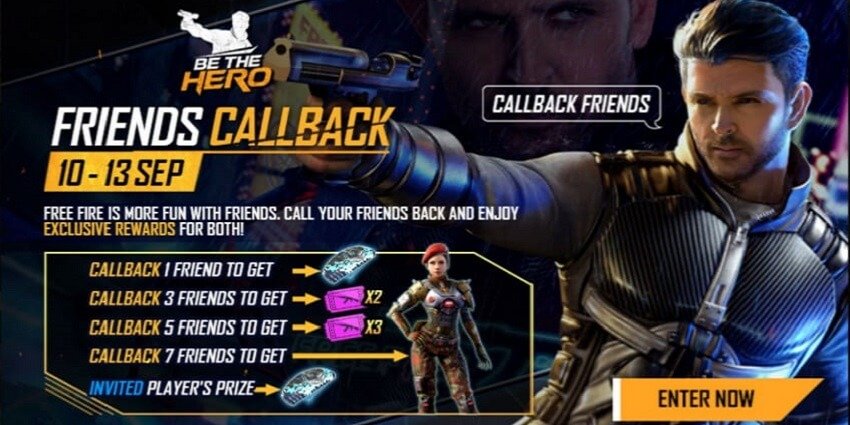 You are currently viewing How to Complete Call Back Event in Free Fire :Call Back Event Guide