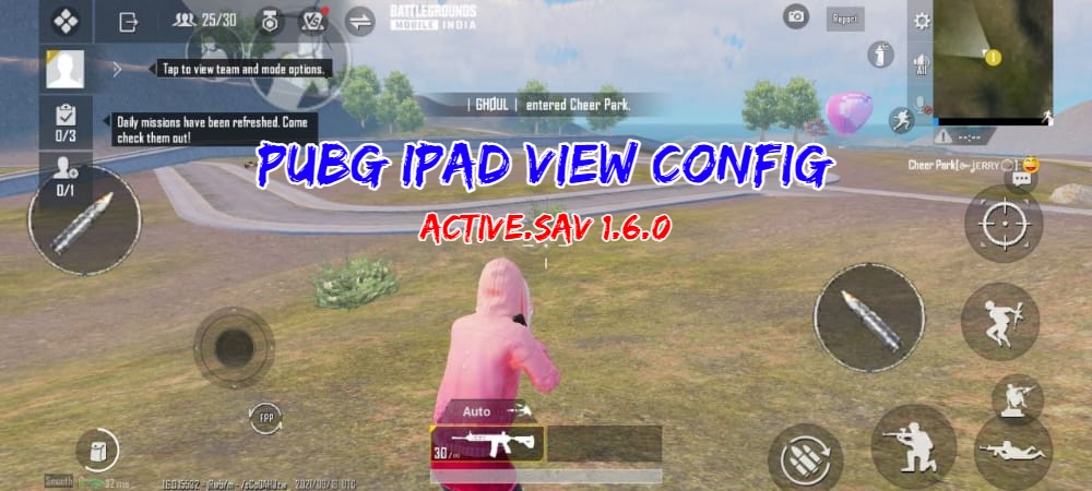 Read more about the article PUBG Ipad View Config File 1.6.0  Active.sav Download C1S2
