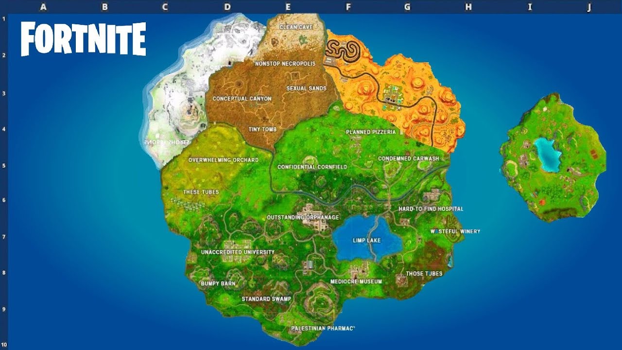 You are currently viewing Fortnite Season 8 Map updates and Changes