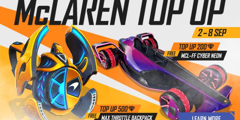 You are currently viewing How to get mclaren in free fire top up event