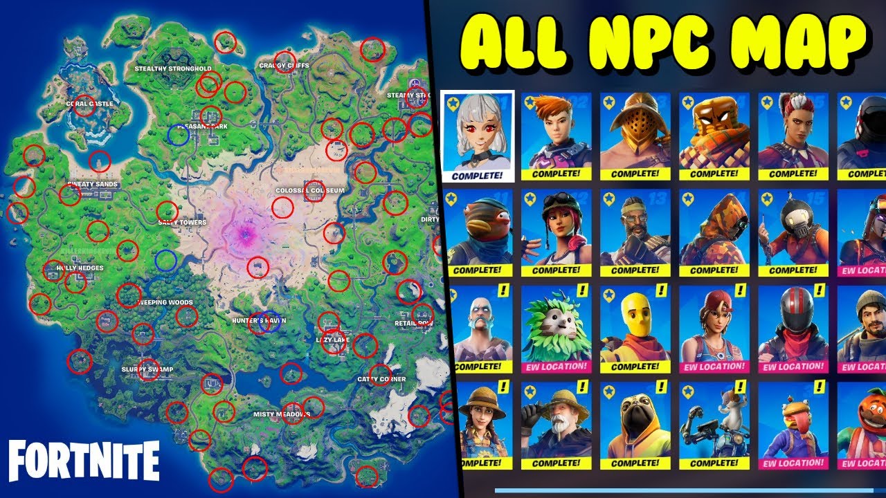 You are currently viewing NPC Locations in Fortnite Chapter 2 Season 7 (Where To Find NPC)