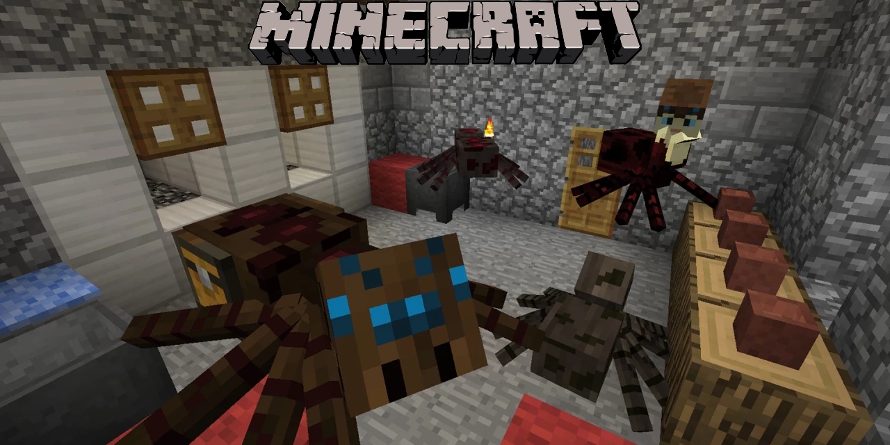 You are currently viewing How to Build a Cave Spider Farm and How to use Spiders in Minecraft