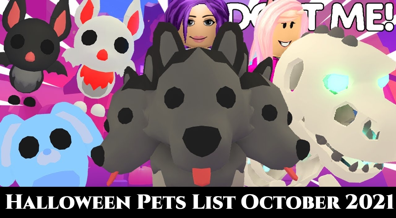 You are currently viewing Adopt Me Halloween Pets List October 2021