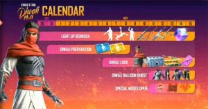 Read more about the article Free Fire Diwali 2021 Events Calendar: Details And Rewards