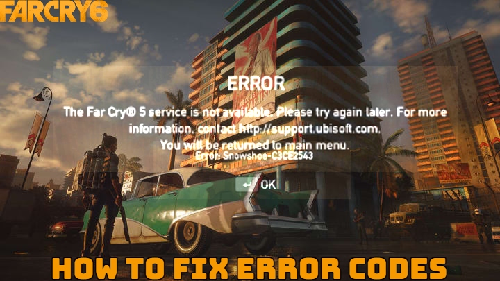 Read more about the article Far Cry 6 Error Codes and How To Fix It