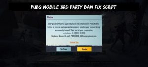 Read more about the article PUBG Mobile 1.6.0 3rd Party Ban Fix Script v1 C1S2