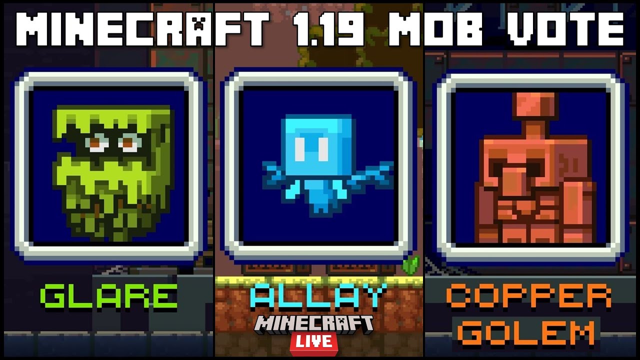 You are currently viewing Minecraft Live 2021 Mob Vote – Glare vs Allay vs Copper Golem