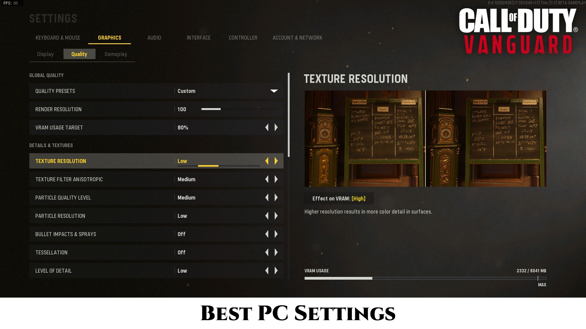 You are currently viewing Call Of Duty Vanguard: Best PC Settings