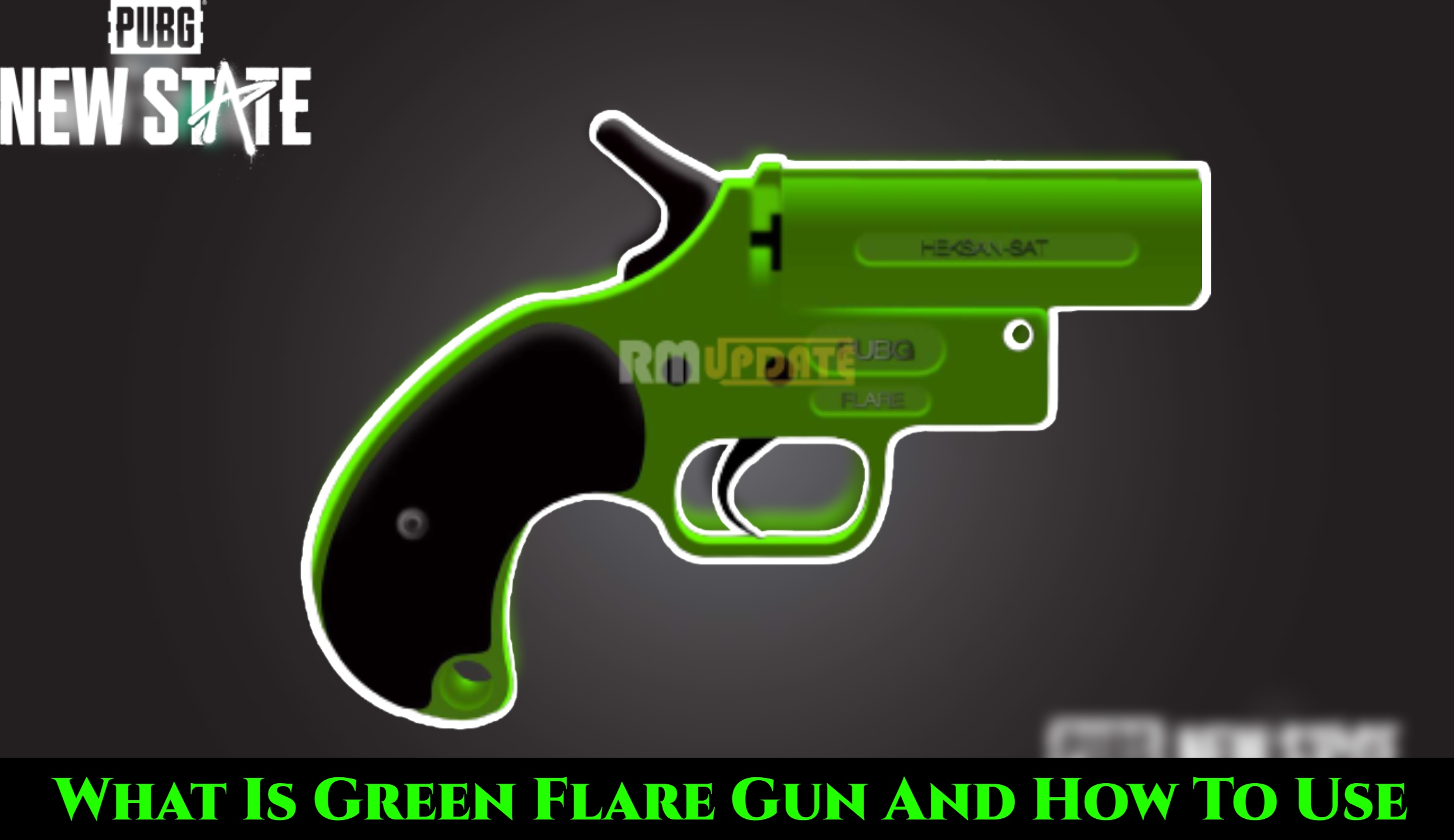 You are currently viewing What Is Green Flare Gun And How To Use It In PUBG New State