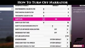 Read more about the article Forza Horizon 5: How To Turn Off Narrator